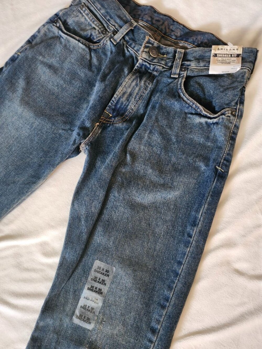 NWT Arizona Jeans Sneaker Fit Maverick 30 x 30 Boot Cut
